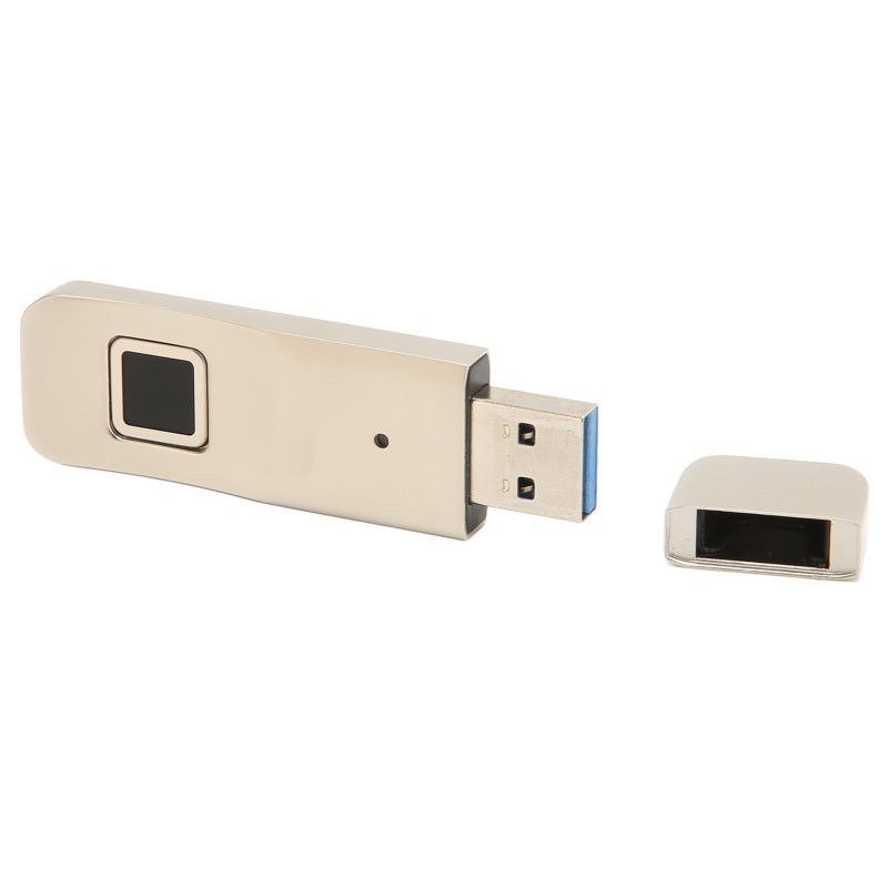 Fingerprint USB Flash Drive 32GB USB3.0 High Speed - Dual Section Secure Encrypted USB Drive for Home Office Study Android Devices - Image 1
