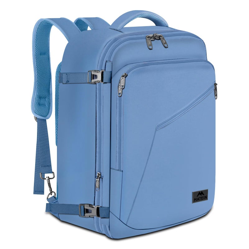 MATEIN Cute Backpack for Women, Nurses Teacher, Expandable Water Resistant Carry on Backpacks for Business Trip, 45L Rucksack for Traveler Outdoor Sports, Gift for Traveling - Image 1