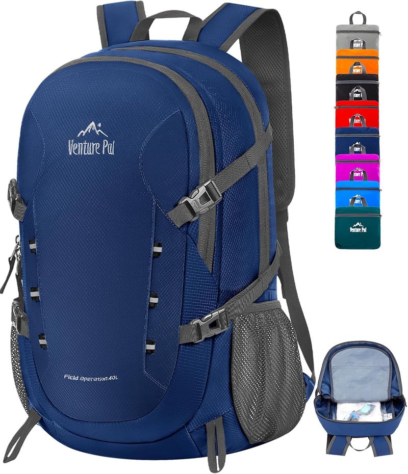 Venture Pal 40L Lightweight Packable Travel Hiking Backpack Daypack - Image 1
