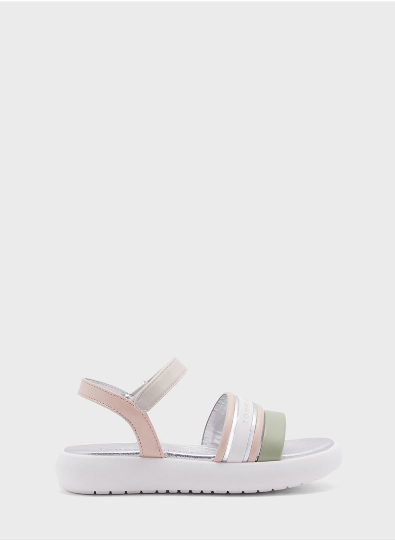 TOMMY HILFIGER - Kids Velcro Sandal - Image 1