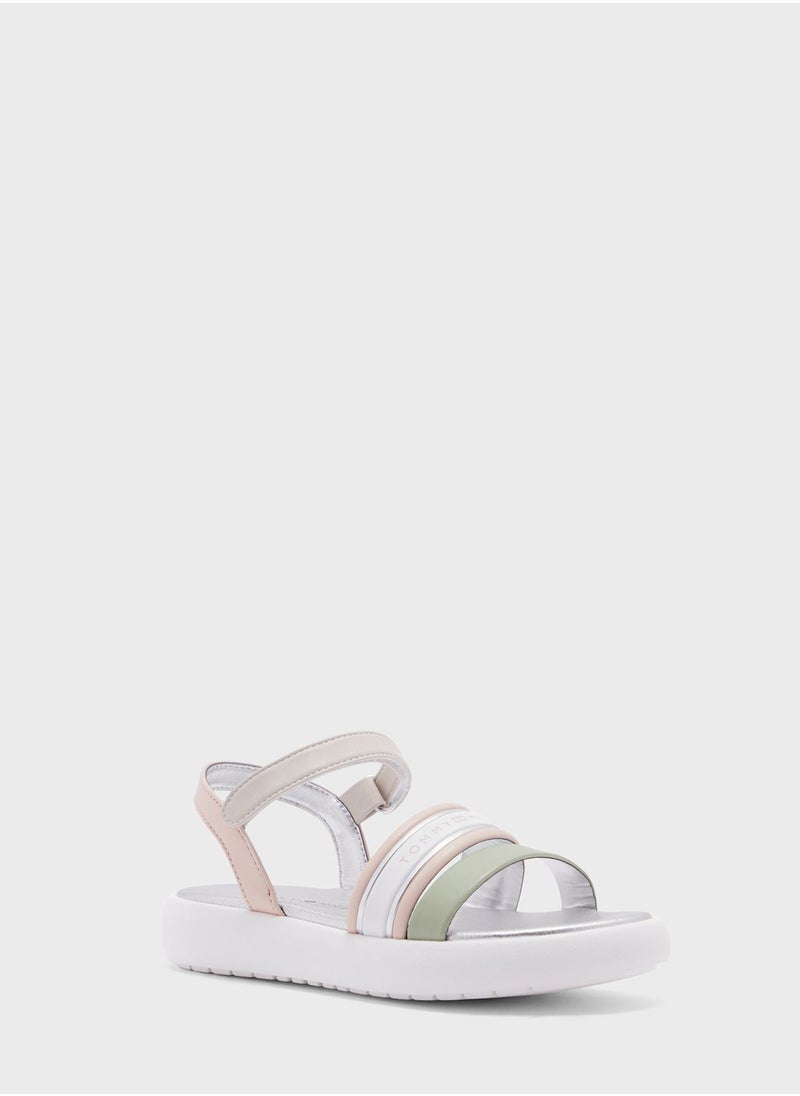 TOMMY HILFIGER - Kids Velcro Sandal - Image 1