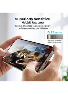 X-level 2 Pcs iPhone 16 Pro Privacy Screen Protector, Easy Installation with Alignment Frame, Anti-Drop and Anti-Scratch, Case Friendly Anti-Spy Anti-Fingerprint  - Image 4