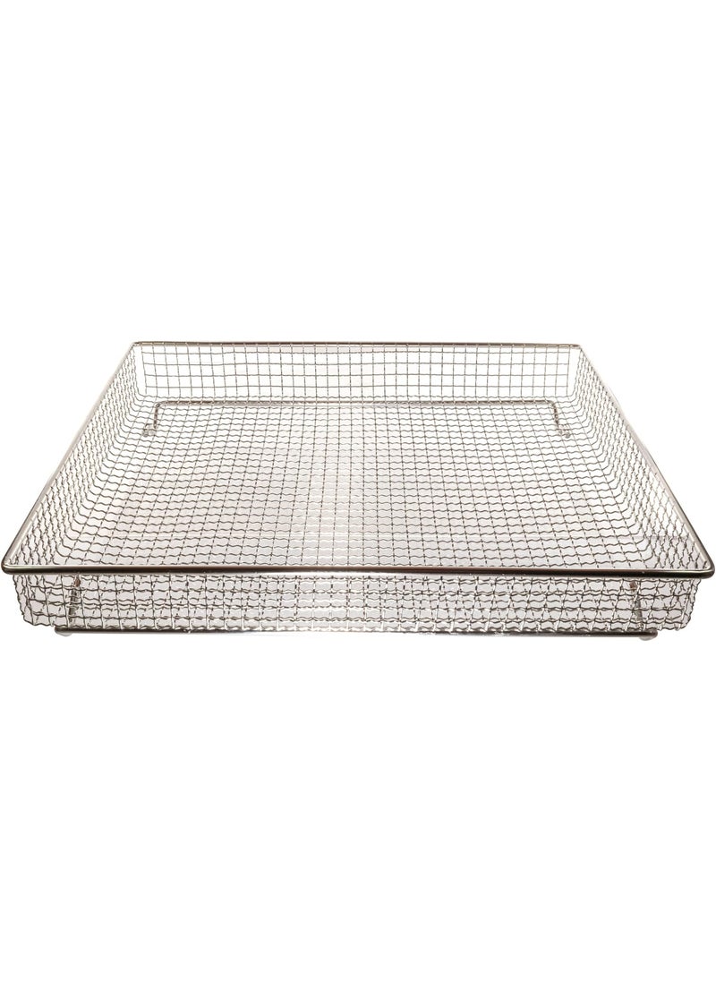 Univen Univen Stainless Steel Air Fryer Basket Upgrade Compatible with Cuisinart Airfryer TOA60 TOA65 TOA70  - Image 1