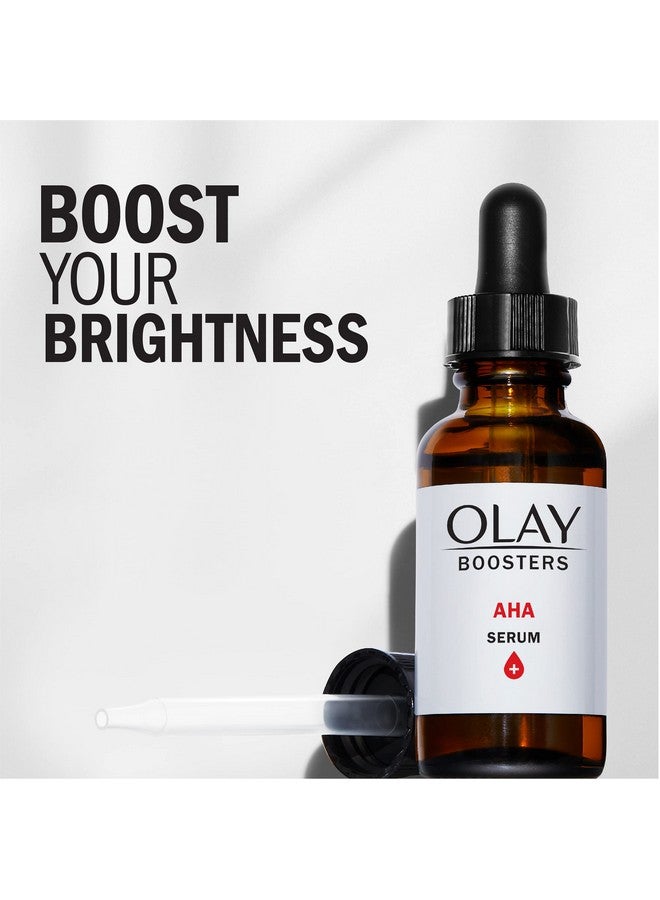 Olay Aha Serum Brightening Booster Fragrancefree 1.0 Oz - Image 2