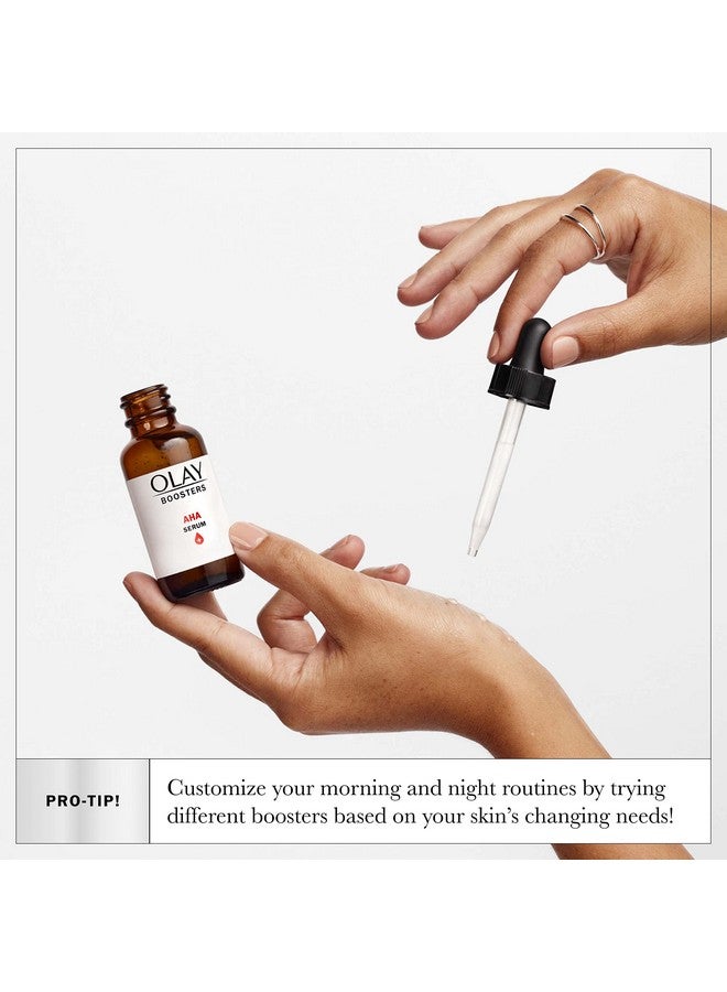 Olay Aha Serum Brightening Booster Fragrancefree 1.0 Oz - Image 3