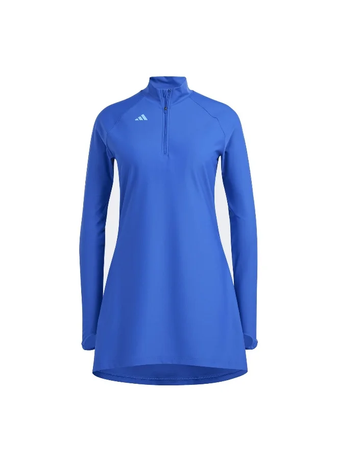اديداس adidas 3S Ls Swim Top Blue Swim Tops 4