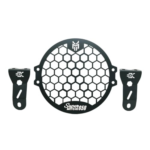 Milachin Super Meteor 650 Headlight Grill/Jali (Honey) - Image 1