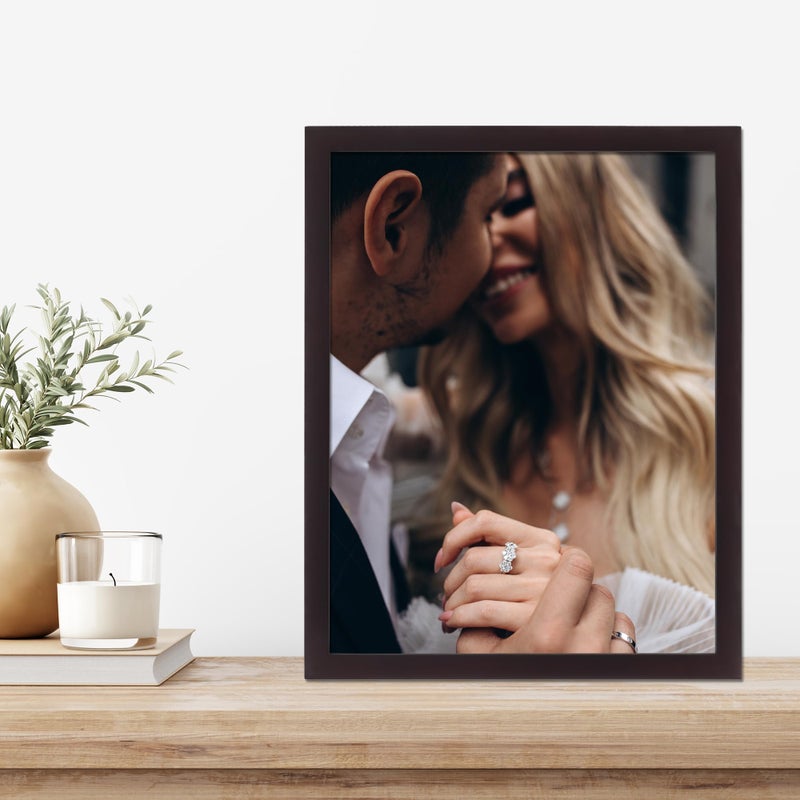 Lawrence Frames 755981 Espresso Wood Picture Frame, 8.5 by 11-Inch, Dark Walnut - Image 2