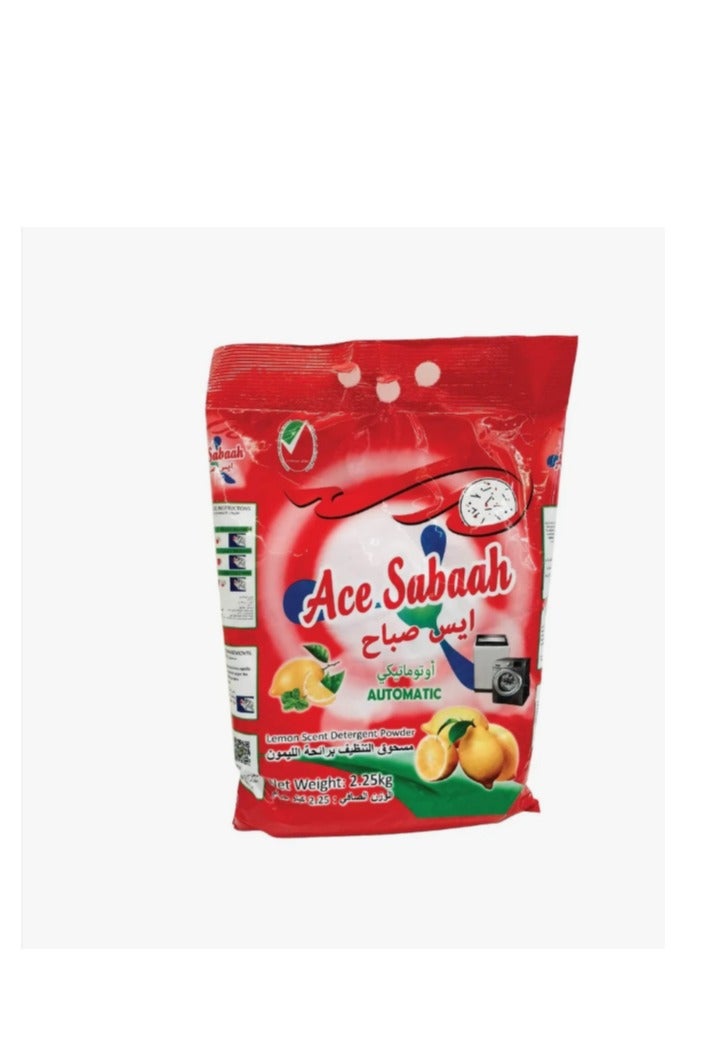 Ace Sabaah Washing Powder 2.25Kg Lemon scent