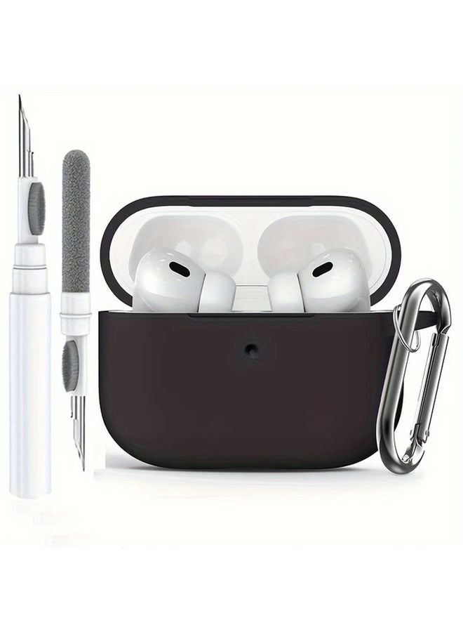 Red Airpods Pro Silicone Case 2pcs Soft Protective Cover For Apple Wireless Earphone - Image 2