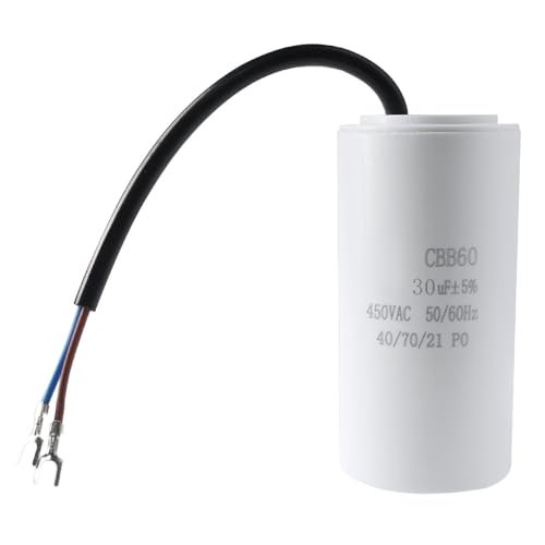 WOWOONE CBB60 30uF uf ± 5% Motor Start Run Capacitor MFD 450VAC 50/60hz 40/70/21 PO Cylindrical - 1Pcs - Image 1