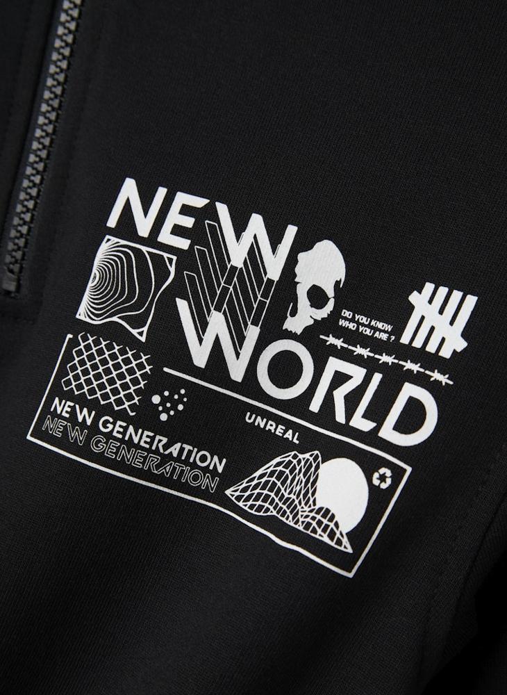 NAME IT Kids Nkmkimba Half Zip Sweatshirt - Image 5