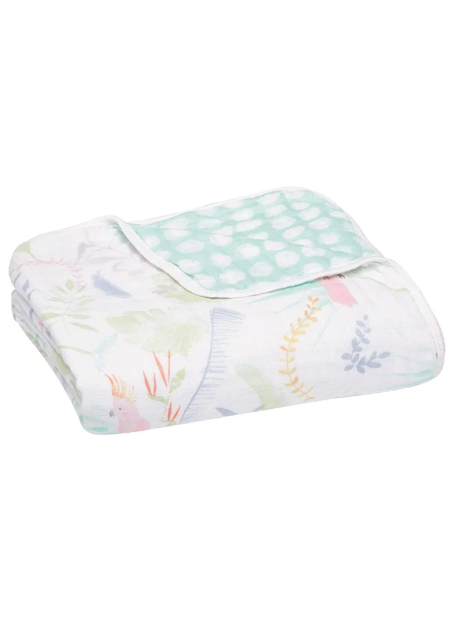 aden + anais Essentials Cotton Muslin Swaddle Blanket Tropicalia