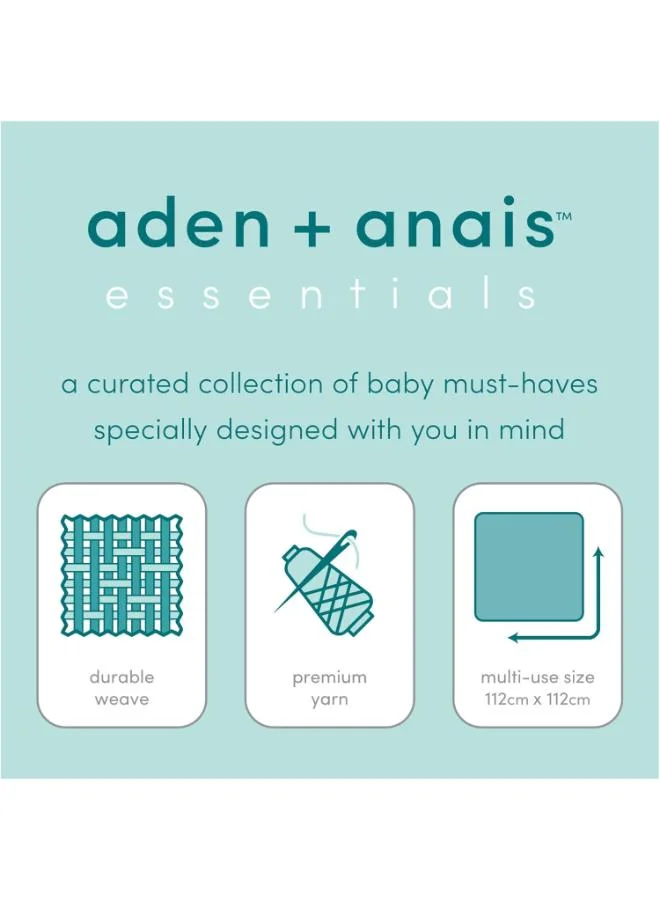aden + anais Essentials Cotton Muslin Swaddle Blanket Tropicalia