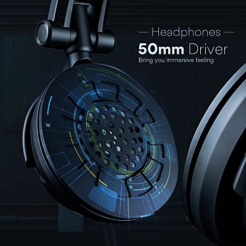 MAONO AU-A04H Computer USB Microphone with Studio Headphone Set, Cardioid Podcast Condenser Mic for Gaming, Recording, PS4, Streaming, ASMR, YouTube, Singing, Vocal, PC - Image 3