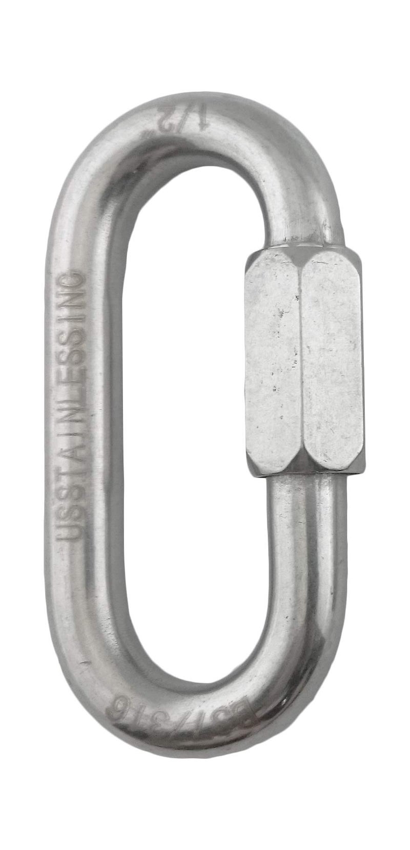 US STAINLESS Stainless Steel 316 Quick Link 1/2" (12mm) Marine Grade - Image 1