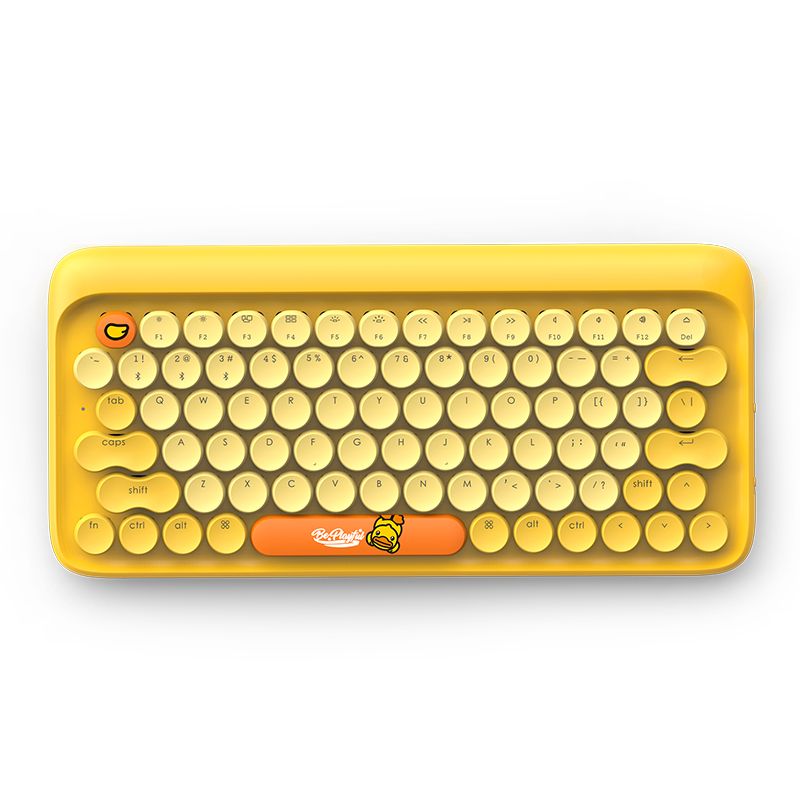 Lofree Eh12s DOT Mechanical Keyboard, Bluetooth Dual-Mode Wired & Wireless, Little Yellow Duck Set - Image 3