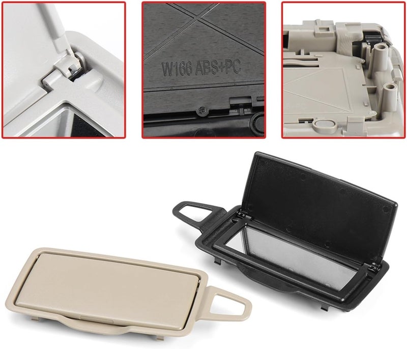 DEMULAX Sun Visor Vanity Mirror Cover for Mercedes - Image 5