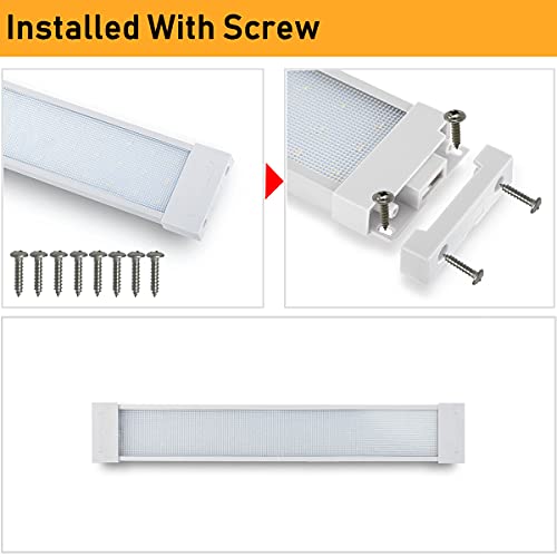 Raycharm مصباح LED داخلي للقوارب والمركبات الترفيهية من رايشارم 18.1" × 2.9"، 6000K أبيض بارد شعاع متساوي، خرج ضوء عالي واستهلاك منخفض للأمبير، مدمج لمساحة محدودة، 12V/24V DC، مفتاح لمسة للتشغيل/الإيقاف، عبوة واحدة - Image 4