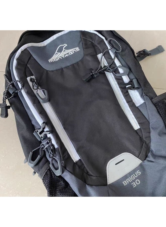 Montagne Large Capacity Waterproof Hiking Backpack, Lightweight Rucksack for Men & Women, Outdoor Trekking Cycling Travel Daypack - Image 2