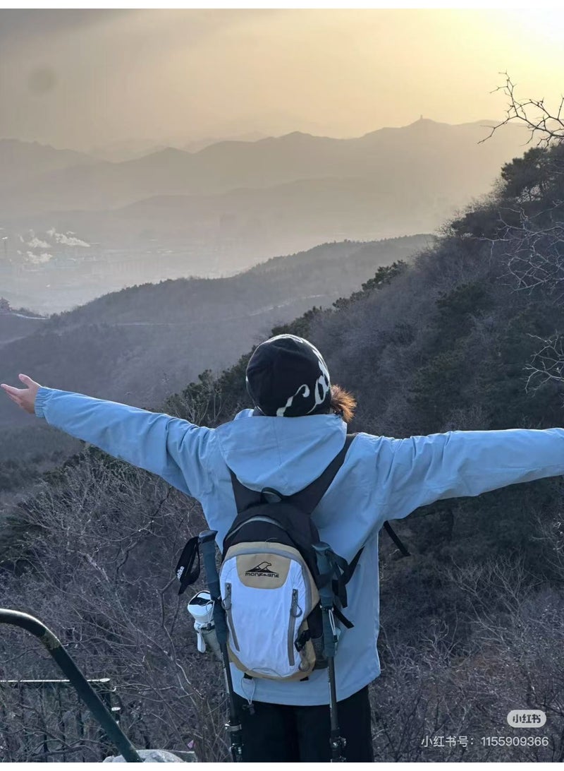 Montagne Large Capacity Waterproof Hiking Backpack, Lightweight Rucksack for Men & Women, Outdoor Trekking Cycling Travel Daypack - Image 4