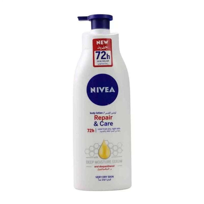 Nivea لوشن الجسم نيفيا، سيروم ترطيب عميق مع تركيبة إصلاح ورعاية، للبشرة الجافة جداً - 400 مل - Image 1