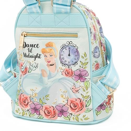 Wondapop - Cinderella 11" Vegan Leather Fashion Mini Backpack - Image 3