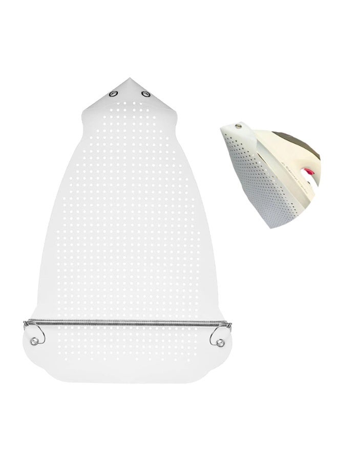 Chabeia Ironing Shoe Cover Electric Iron Assistant Tool Slip on Most Standard Size Electric Iron Safe Slip On Ironing Shoe - Prevents Scorching, Sticking, Shine (white) - Image 1