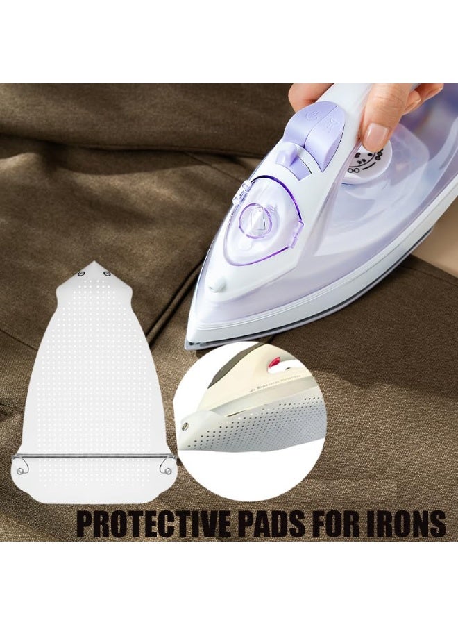Chabeia Ironing Shoe Cover Electric Iron Assistant Tool Slip on Most Standard Size Electric Iron Safe Slip On Ironing Shoe - Prevents Scorching, Sticking, Shine (white) - Image 5