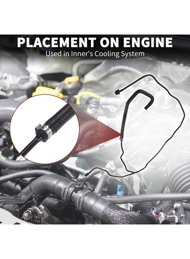 TUCKBOLD Radiator Hose for Ford Focus High Sealing No.BV618C012DE | Engine Cooling Hose Assembly Black 1 Pcs for Ford Transit Connect for Ford Kuga - Image 3