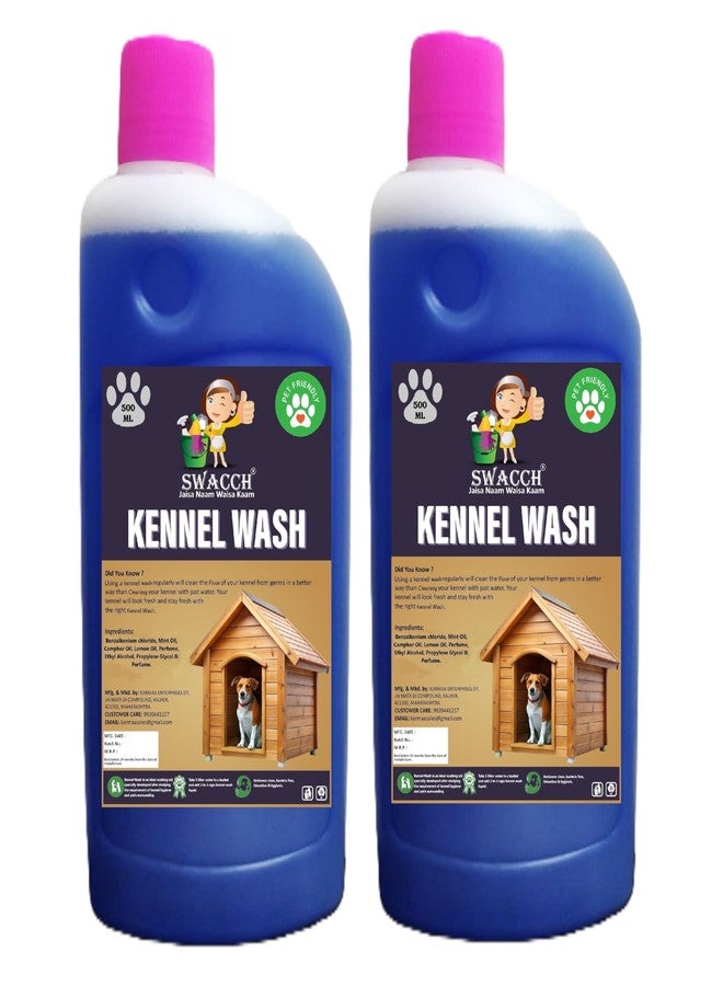 swacch Kennel Wash (500ml) (Pack of 2) Lavender I Pet Stain & Odour Remover I Pet Floor Cleaner Liquid I Dog and Cat Friendly - Image 1