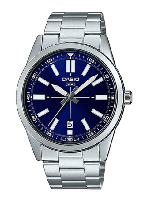 Stainless Steel Analog Wrist Watch MTP-VD02D-2EUDF