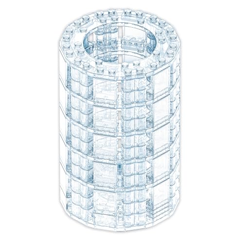 Brickcraft Bricktanicals Crystal Vase Building Set 118pcs Transparent Brick Flower Holder Fits 10 Stems Compatible Botanical Building Blocks Display Case Home Office Dcor Gift for Adults Kids - Image 5