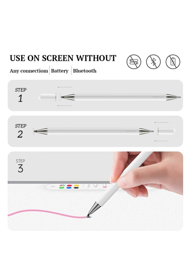 2 In 1 Passive Capacitive Stylus Drawing Writing Phone Pencil With Ballpoint Pen For iPad - Image 4