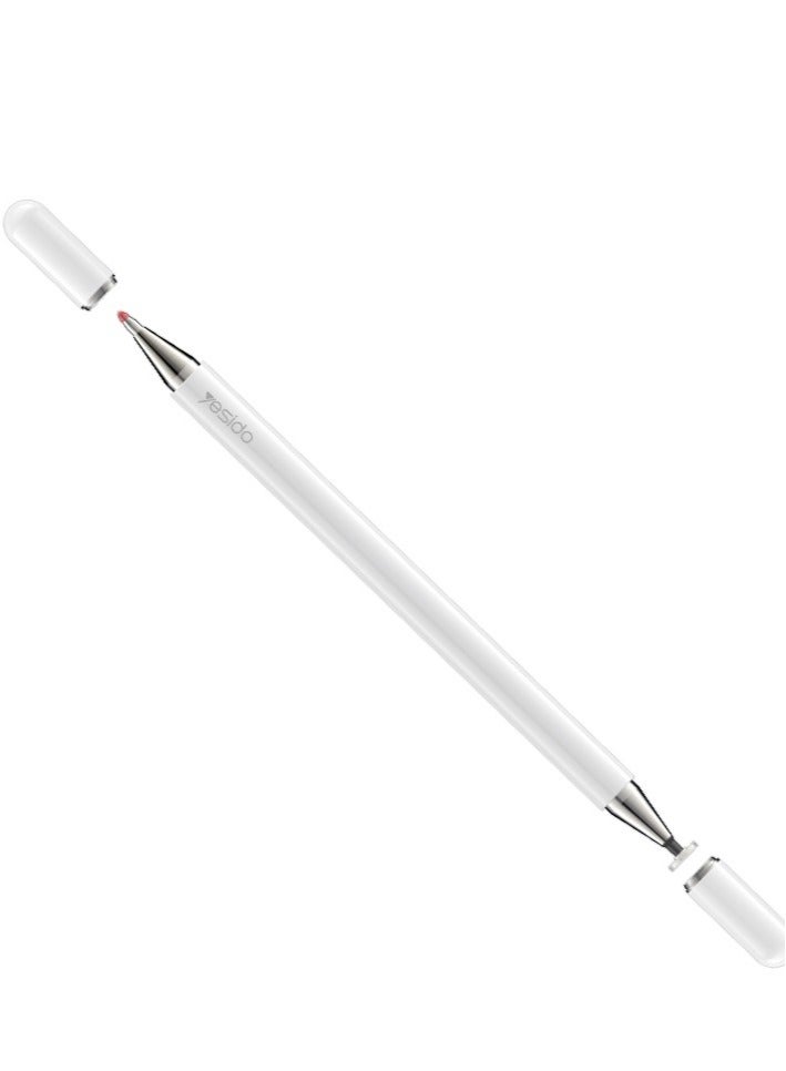 2 In 1 Passive Capacitive Stylus Drawing Writing Phone Pencil With Ballpoint Pen For iPad - Image 2