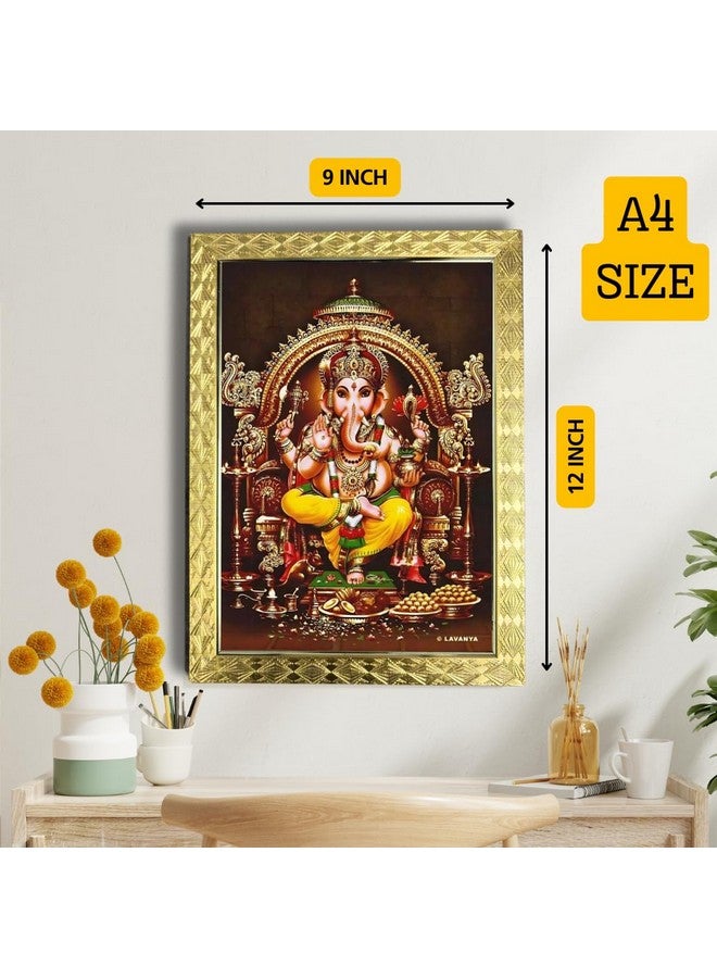 CDM Ganesh Ji Photo Frame/Wall Painting Framed For Home Décor pf 58 - Image 3