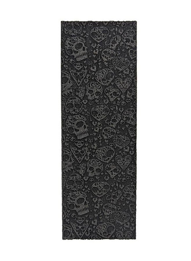 Teak Tuning Micro Engraved Prolific Easy Peel Foam Fingerboard Grip Tape, Muertos Pattern - 110Mm X 38Mm