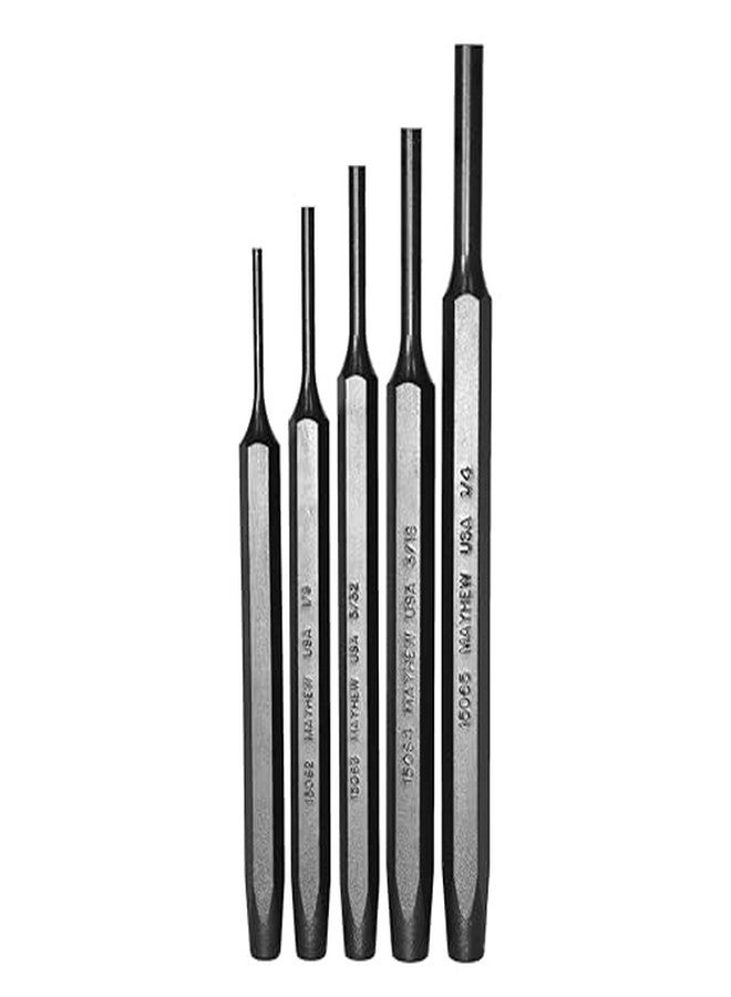Mayhew Pro 15006 150-Line Pin Punch Set with Leather Pouch, 5-Piece - Image 4