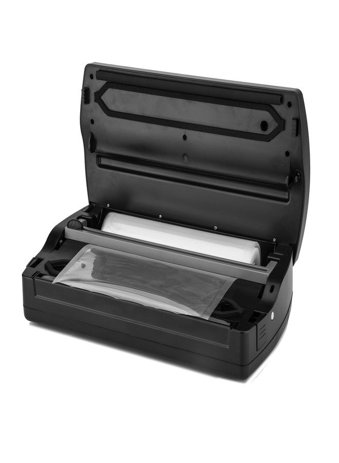Excalibur Dual Pump Vacuum Sealer with Built-in Roll Holder Features Two Vacuum Modes and Time Settings with Pulse Function, 12-Inch, Black - Image 2