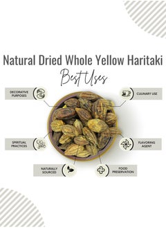 Awafi Mill AWAFI MILL Natural Dried Whole Yellow Haritaki Myrobalan | Premium Quality Herb  - Image 3