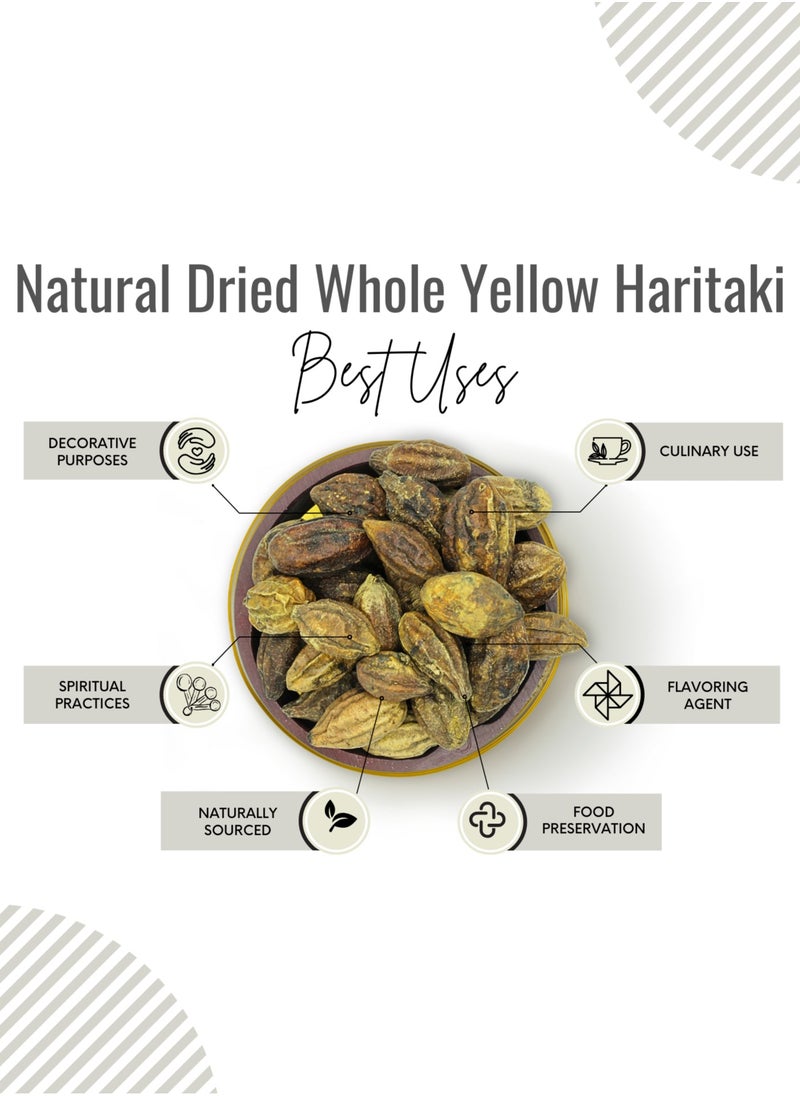 Awafi Mill AWAFI MILL Natural Dried Whole Yellow Haritaki Myrobalan | Premium Quality Herb  - Image 3