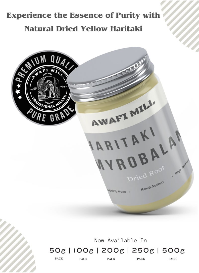 Awafi Mill AWAFI MILL Natural Dried Whole Yellow Haritaki Myrobalan | Premium Quality Herb  - Image 4