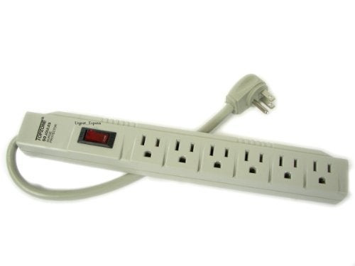 Topzone 6 Outlet Power Electrical Wall Plug Socket Surge Protector Strip Switch Adapter - Image 5