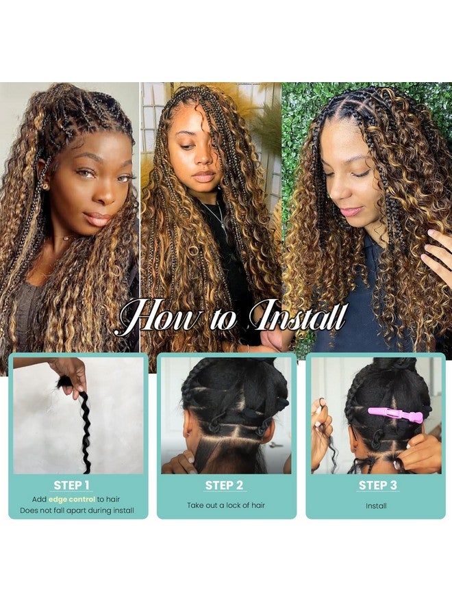 أوبيتا شعر مضفر بشري لضفائر بوهو، موجة عميقة من شعر الإنسان، خصلات شعر بشري 4/27، حزم شعر بشري رطب ومموج للتضفير بدون خصلة، حزمتان، 14 بوصة، 100 جرام، 12A، وصلات شعر بشري عذراء - Image 5