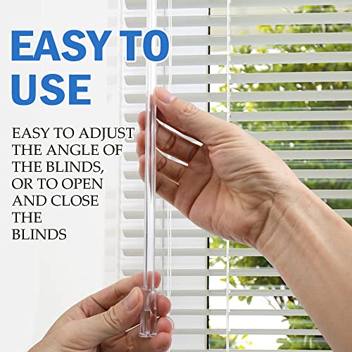 lofrcin 17 Inches Blind Wand, Vertical Blinds Replacement Parts with Hook and Grip, Clear Plastic Blind Tilt Wand, Window Opener Pole for Home Door Window Pull Supplies (1 Pcs) - Image 5