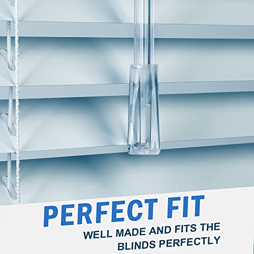 lofrcin 17 Inches Blind Wand, Vertical Blinds Replacement Parts with Hook and Grip, Clear Plastic Blind Tilt Wand, Window Opener Pole for Home Door Window Pull Supplies (1 Pcs) - Image 2