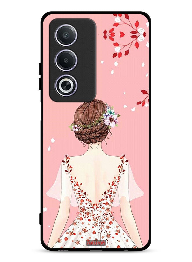 Tolwak Oppo A3 Pro 5G Protective Case Cover Standing Girl Art  - Image 1