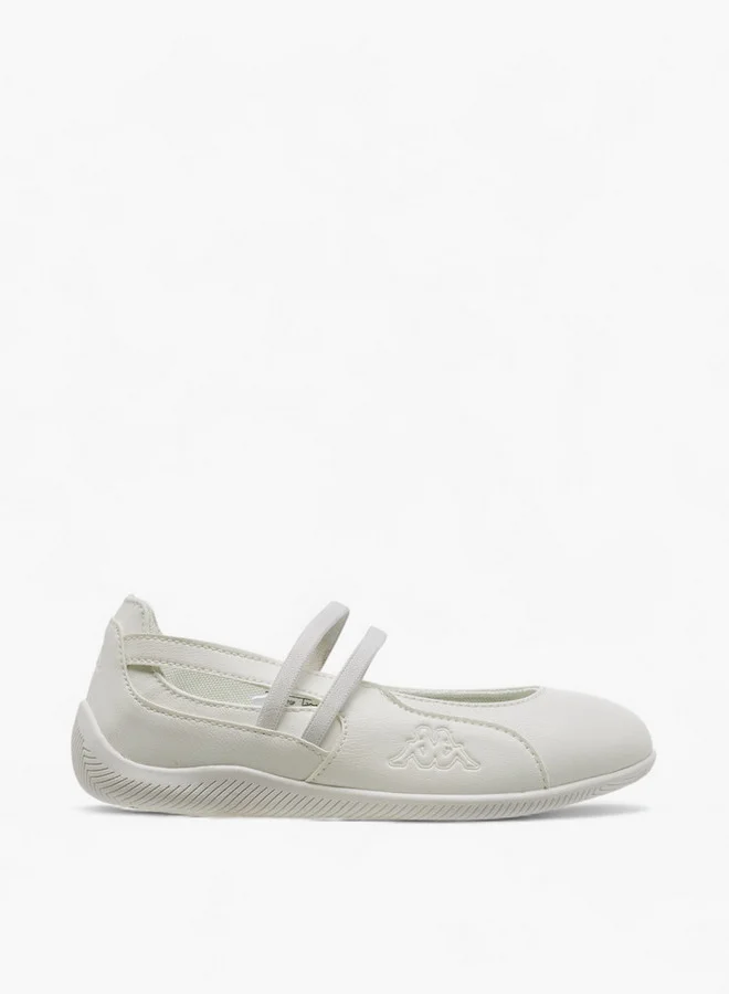 Kappa Girls' Solid School Shoes with Elasticated Strap