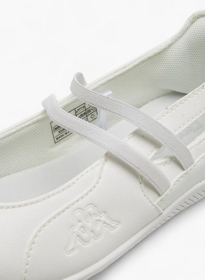 Kappa Girls' Solid School Shoes with Elasticated Strap
