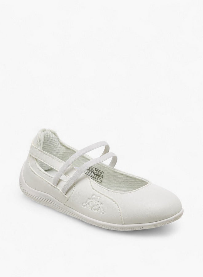 كابا أحذية مدرسية بناتي سادة بحزام مطاطي - Image 2